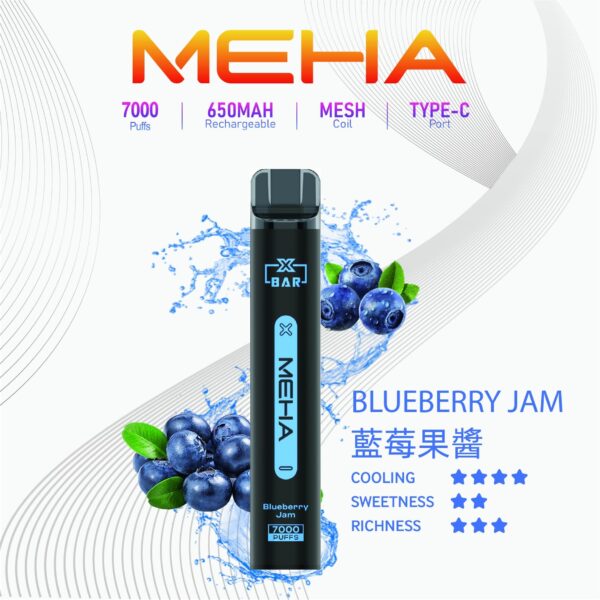 Meha Xbar 魅嗨小黑條 藍莓